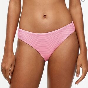 J. Crew ribbed surf hipster pink NWT